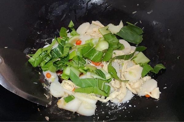 鸡肉丝炒年糕的做法图解7