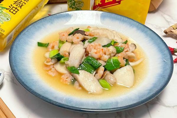 杏鲍菇炒虾仁的做法图解9
