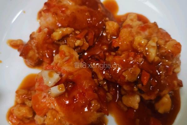 茄汁虾饼的做法图解9