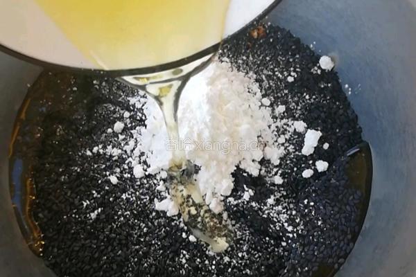 黑芝麻脆的做法图解4