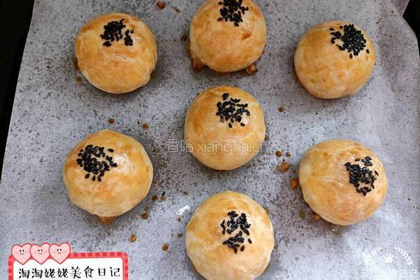 蛋黄酥的做法图解12