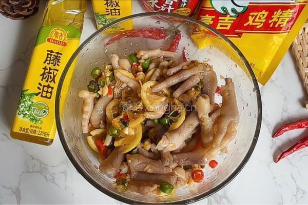柠香凉拌凤爪的做法图解6