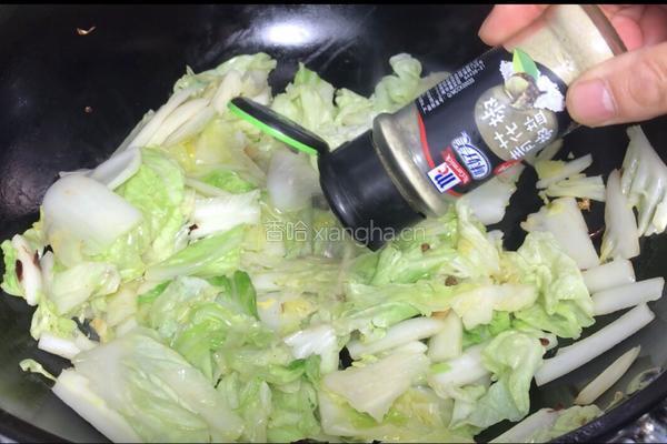 麻辣白菜的做法图解5