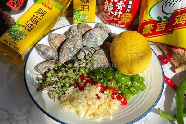 凉拌花蛤的做法图解1