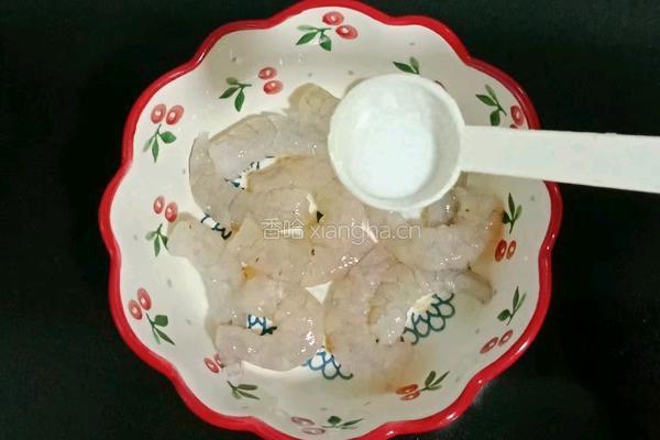 玉子豆腐蒸虾仁的做法图解2