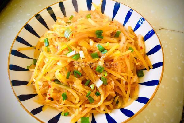 土豆丝炒酸菜的做法图解12