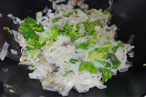 海蛎炒河粉的做法图解8