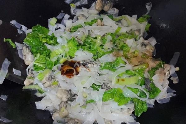 海蛎炒河粉的做法图解9