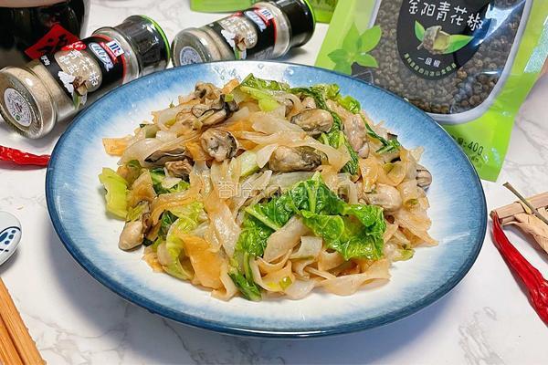 海蛎炒河粉的做法图解12
