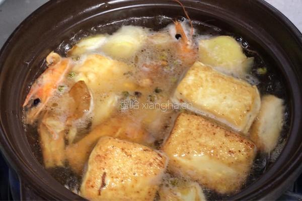 鲜虾豆腐煲的做法图解10