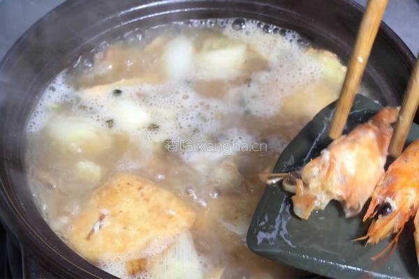 鲜虾豆腐煲的做法图解11