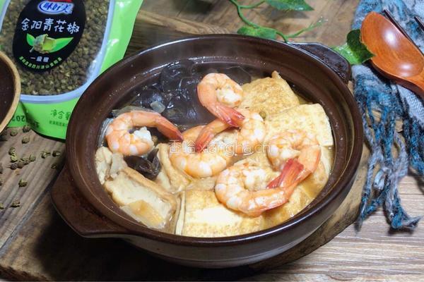 鲜虾豆腐煲的做法图解14