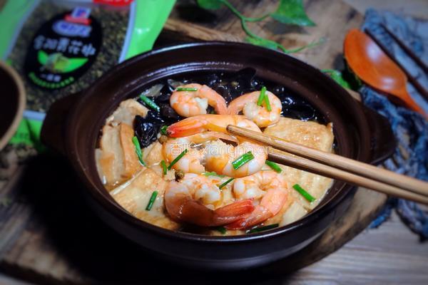 鲜虾豆腐煲的做法图解15
