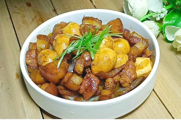 鹌鹑蛋焖肉的做法图解14