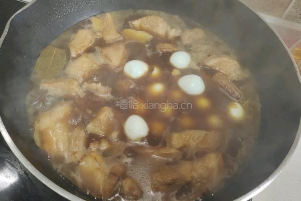 鹌鹑蛋红烧肉的做法图解8