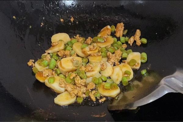 红烧豆角年糕的做法图解9