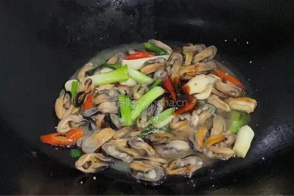 辣炒海虹的做法图解5