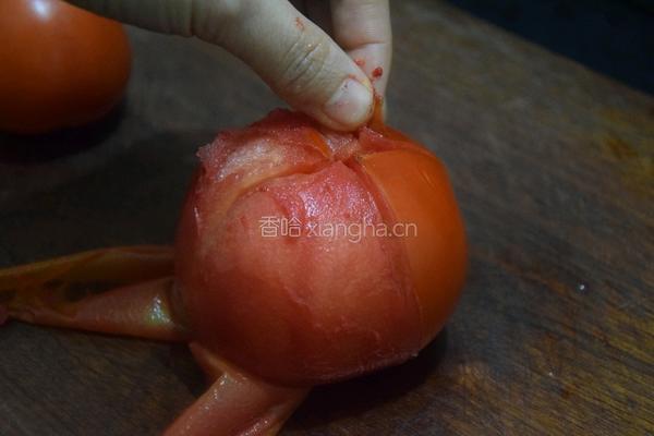 番茄金针菇汤的做法图解2