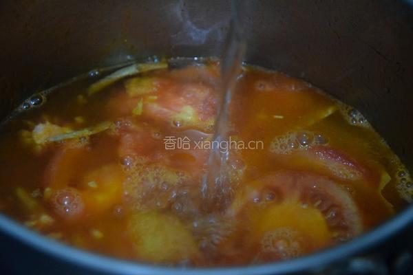 番茄金针菇汤的做法图解9