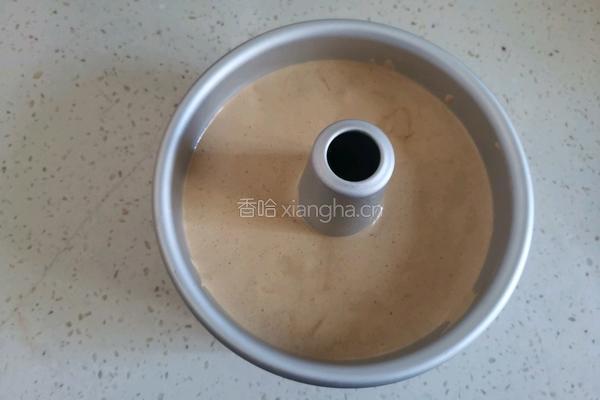 淋面咖啡中空戚风蛋糕的做法图解12