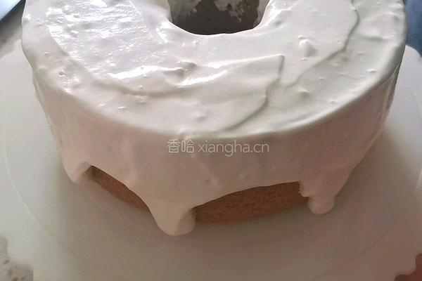 淋面咖啡中空戚风蛋糕的做法图解16