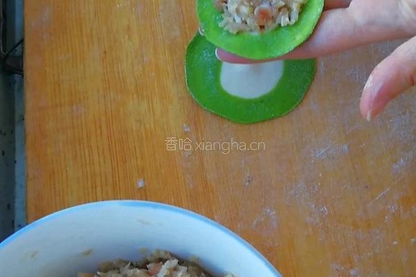 翡翠白菜饺的做法图解11