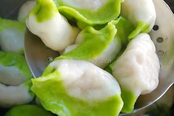 翡翠白菜饺的做法图解13