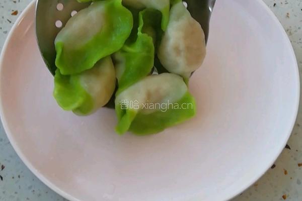 翡翠白菜饺的做法图解14