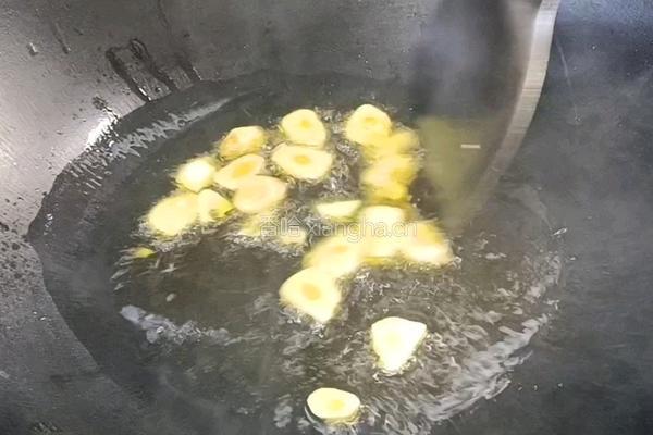 醋溜红菜苔的做法图解3