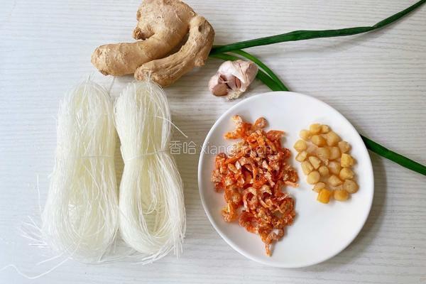 虾米粉丝煲的做法图解1
