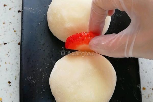 草莓大福 小雪人的做法图解7