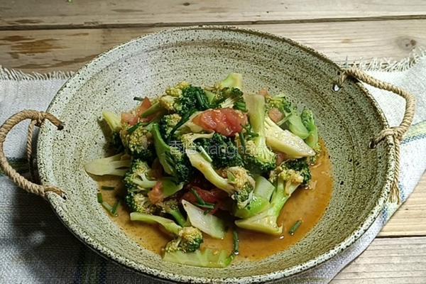 茄汁西兰花的做法图解9