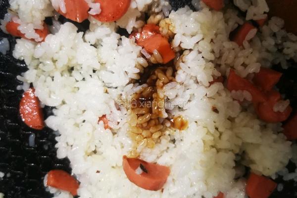 牛板筋炒饭的做法图解5