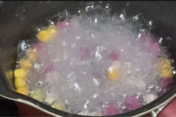芋圆椰奶的做法图解2