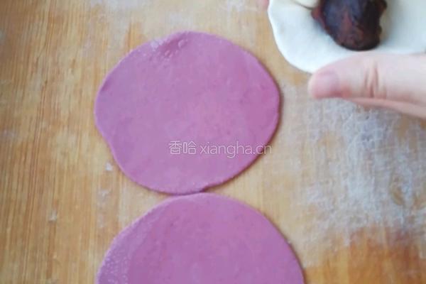 苹果豆沙包的做法图解3