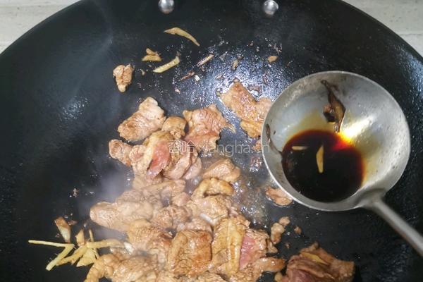 葱爆羊肉的做法图解6