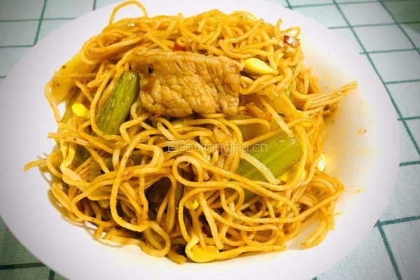 黄豆芽芹菜土豆卤面的做法图解14