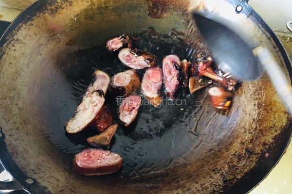 泡姜炒腊鸭的做法图解4