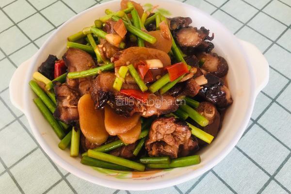 泡姜炒腊鸭的做法图解10
