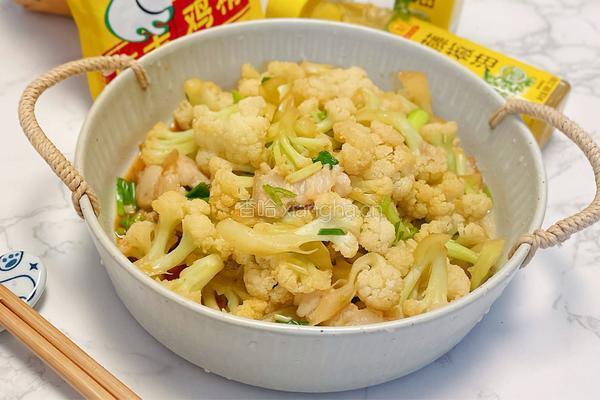 家常烧花菜的做法图解11