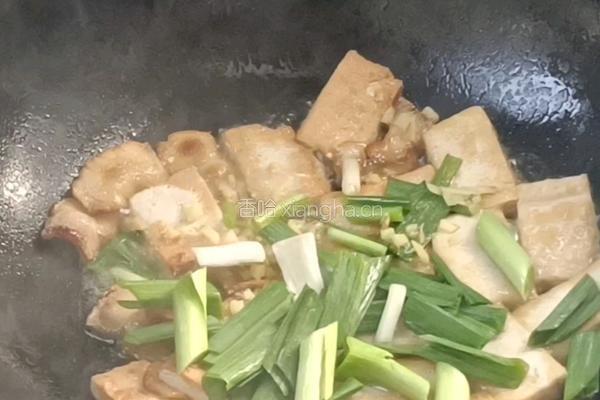 口蘑腊味豆腐的做法图解8