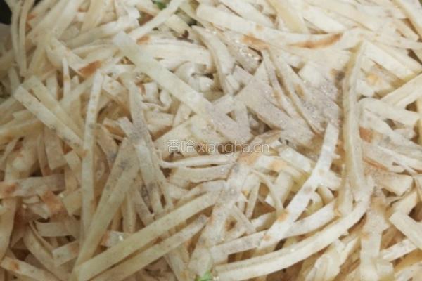 家常肉炒饼的做法图解11