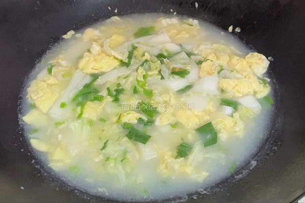 清汤白菜年糕片的做法图解11