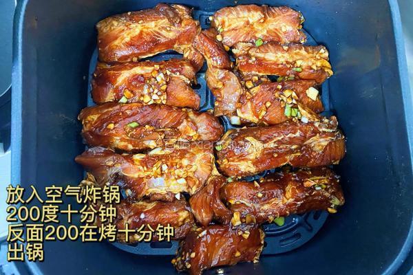 空气炸锅烤排骨的做法图解3