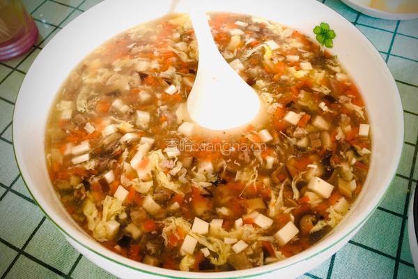 牛肉羹的做法图解12