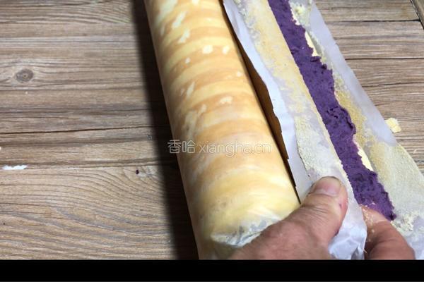 紫薯蛋糕卷的做法图解16