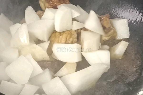鸡腿烧萝卜的做法图解7