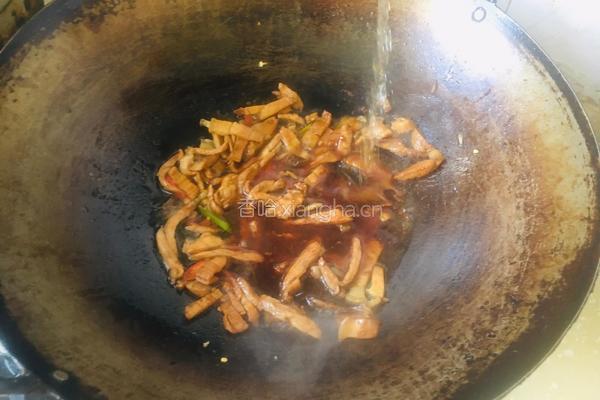 蒜苔炒肉丝的做法图解5