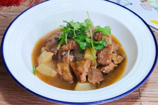 萝卜炖牛肉的做法图解11