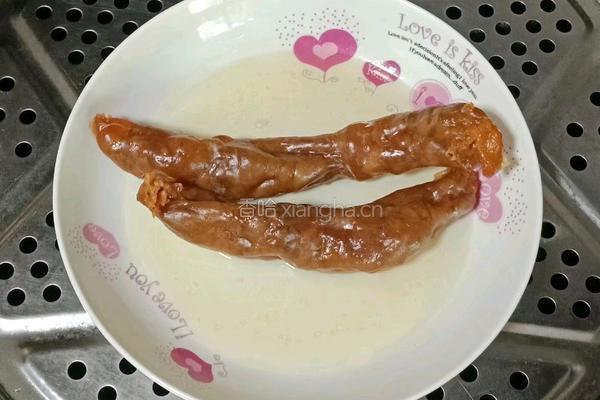 茭白炒腊肠的做法图解1